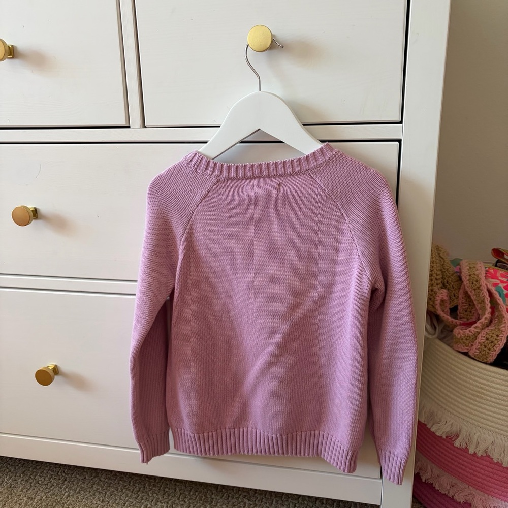Tucker + Tate Pom Pom Lavender Sweater Size 5 - Picture 2 of 3